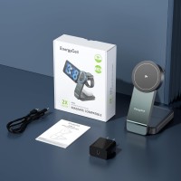 EnergyCell 3-in-1 15W Wireless Charging Station for Apple Devices. 4000 Units. EXW Los Angeles 